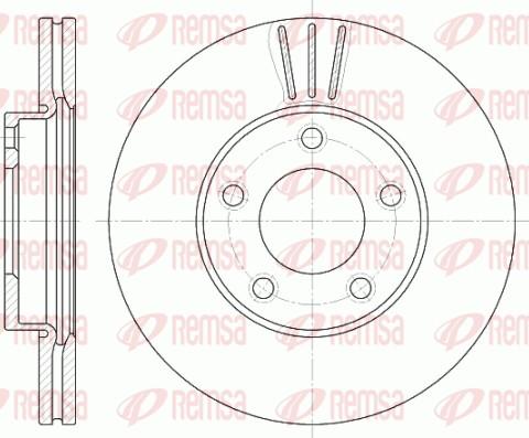 Remsa 6671.10 - Kočioni disk www.molydon.hr