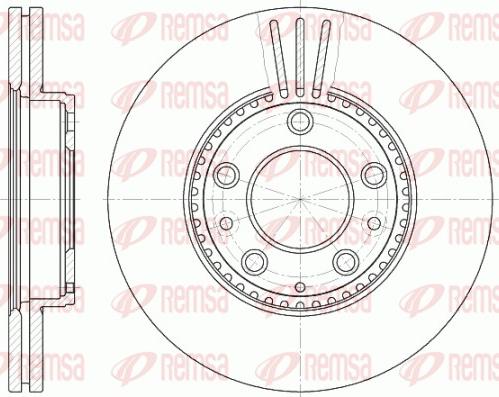 Remsa 6673.10 - Kočioni disk www.molydon.hr