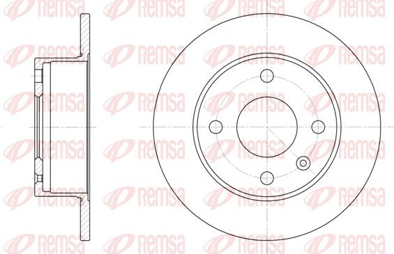 Remsa 6095.00 - Kočioni disk www.molydon.hr