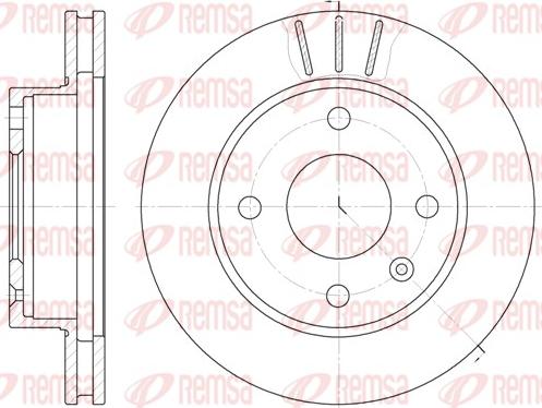 Remsa 6097.10 - Kočioni disk www.molydon.hr