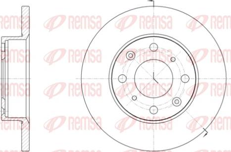 Remsa 6040.00 - Kočioni disk www.molydon.hr