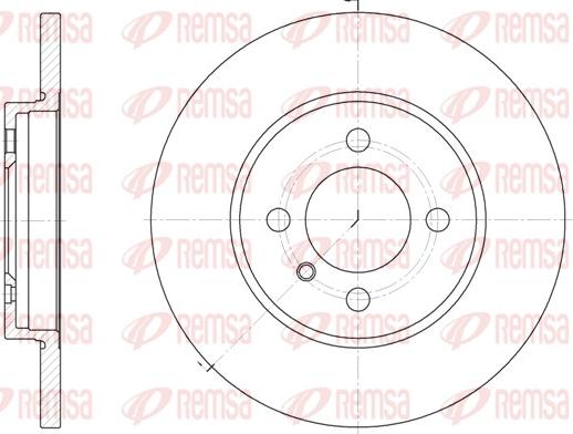 Remsa 6058.00 - Kočioni disk www.molydon.hr