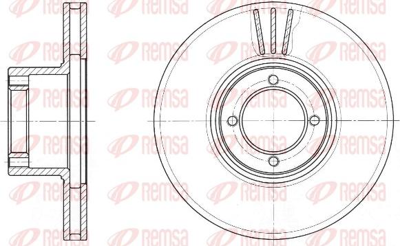 Remsa 6009.10 - Kočioni disk www.molydon.hr