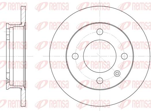 Remsa 6019.00 - Kočioni disk www.molydon.hr