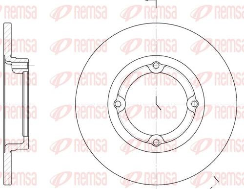 Remsa 6014.00 - Kočioni disk www.molydon.hr