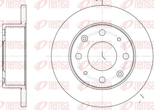 Remsa 6015.00 - Kočioni disk www.molydon.hr