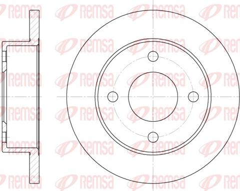 Remsa 6012.00 - Kočioni disk www.molydon.hr