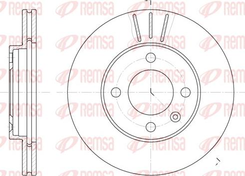 Remsa 6084.10 - Kočioni disk www.molydon.hr