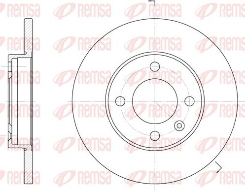 Remsa 6088.01 - Kočioni disk www.molydon.hr