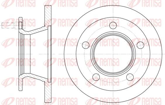 Remsa 6082.00 - Kočioni disk www.molydon.hr