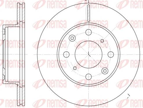 Remsa 6038.10 - Kočioni disk www.molydon.hr