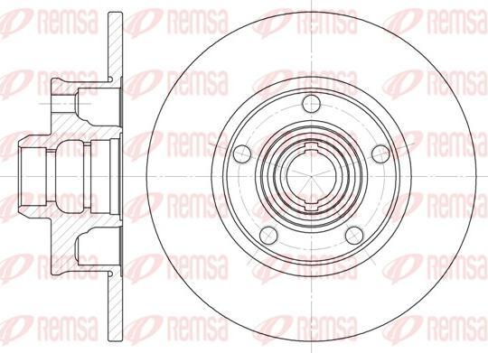 Remsa 6025.00 - Kočioni disk www.molydon.hr