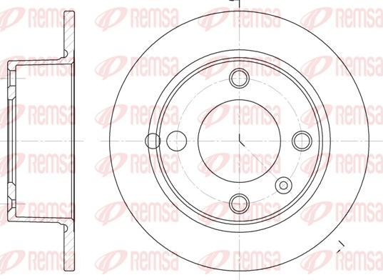 Remsa 6023.00 - Kočioni disk www.molydon.hr