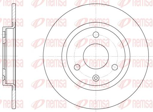 Remsa 6070.00 - Kočioni disk www.molydon.hr