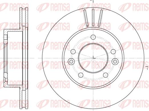 Remsa 61996.10 - Kočioni disk www.molydon.hr