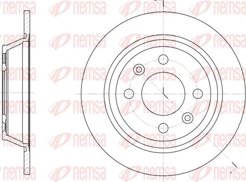 Remsa 6195.00 - Kočioni disk www.molydon.hr