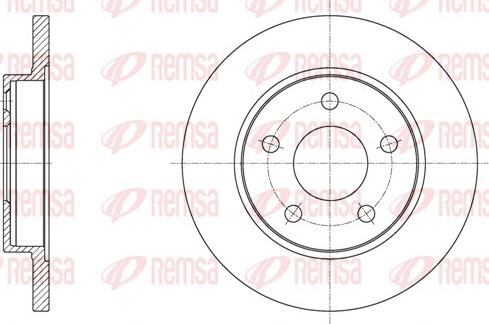 Remsa 61966.00 - Kočioni disk www.molydon.hr