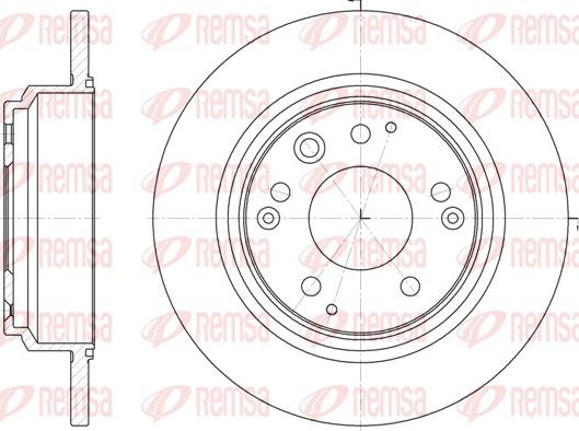 Remsa 61903.00 - Kočioni disk www.molydon.hr