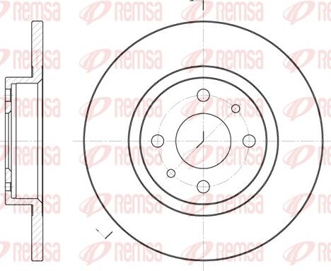 Remsa 6191.00 - Kočioni disk www.molydon.hr