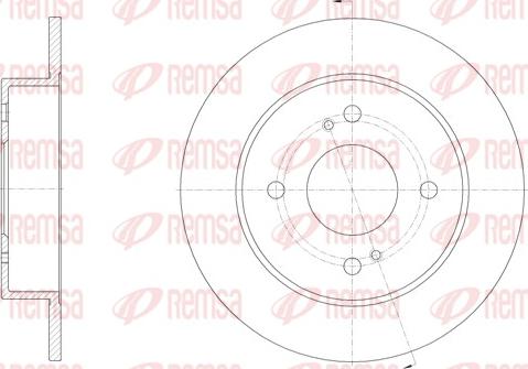 Remsa 61924.00 - Kočioni disk www.molydon.hr