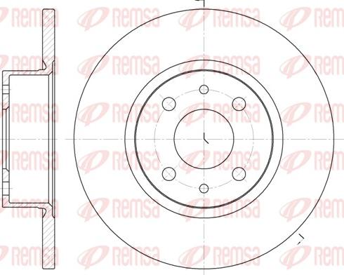 Remsa 6192.00 - Kočioni disk www.molydon.hr