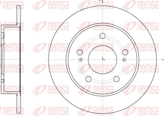 Remsa 61979.00 - Kočioni disk www.molydon.hr