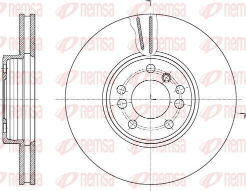 Remsa 61975.10 - Kočioni disk www.molydon.hr