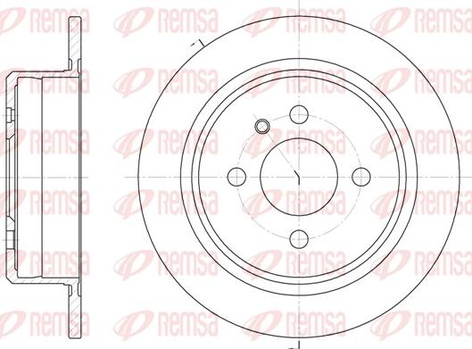 Remsa 6197.00 - Kočioni disk www.molydon.hr