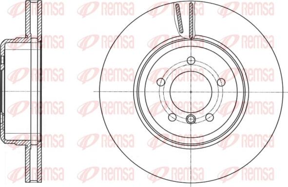 Remsa 61491.10 - Kočioni disk www.molydon.hr