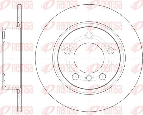 Remsa 61441.00 - Kočioni disk www.molydon.hr