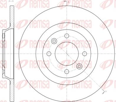 Remsa 61457.00 - Kočioni disk www.molydon.hr