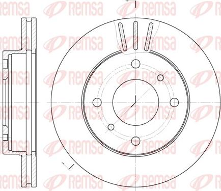 Remsa 6146.10 - Kočioni disk www.molydon.hr