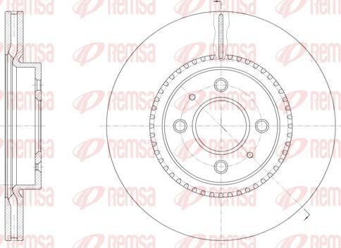 Remsa 61463.10 - Kočioni disk www.molydon.hr