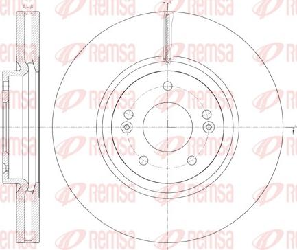 Remsa 61462.10 - Kočioni disk www.molydon.hr