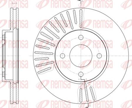 Remsa 61467.10 - Kočioni disk www.molydon.hr