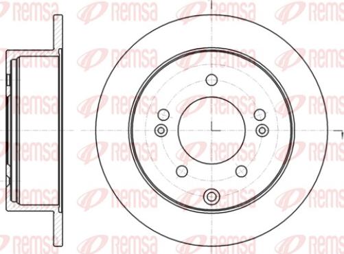 Remsa 61401.00 - Kočioni disk www.molydon.hr