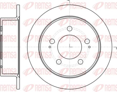 Remsa 61414.00 - Kočioni disk www.molydon.hr