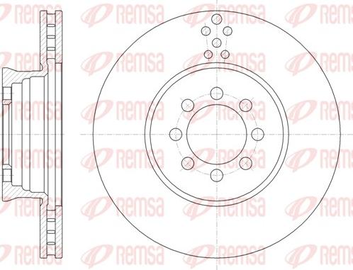 Remsa 61489.10 - Kočioni disk www.molydon.hr