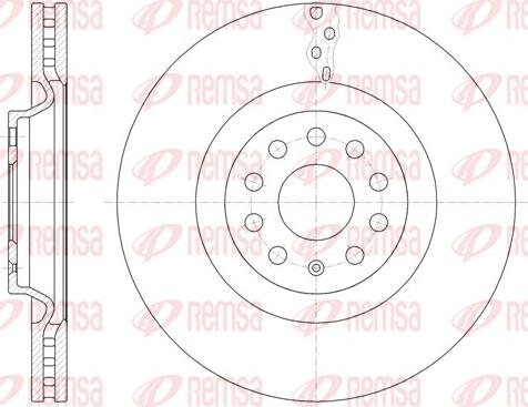 Remsa 61485.10 - Kočioni disk www.molydon.hr