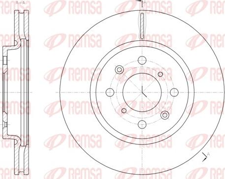 Remsa 61481.10 - Kočioni disk www.molydon.hr