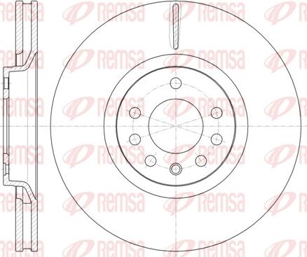 Remsa 61488.10 - Kočioni disk www.molydon.hr