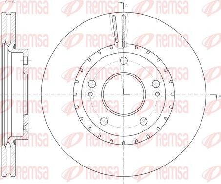 Remsa 61434.10 - Kočioni disk www.molydon.hr