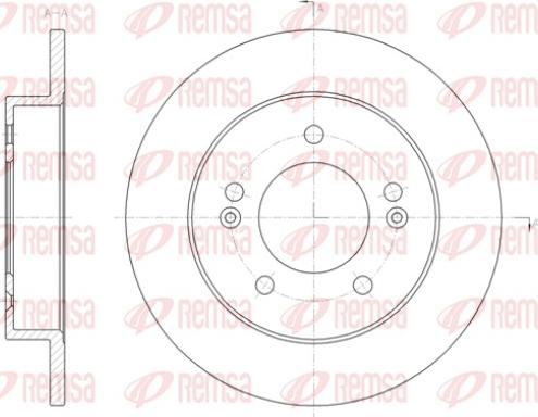 Remsa 61432.00 - Kočioni disk www.molydon.hr