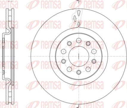 Remsa 61429.10 - Kočioni disk www.molydon.hr