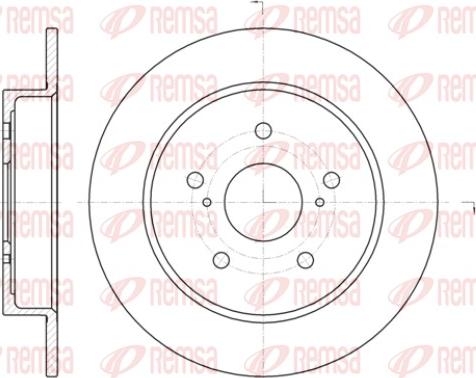 Remsa 61425.00 - Kočioni disk www.molydon.hr