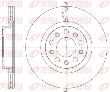 Remsa 61428.10 - Kočioni disk www.molydon.hr