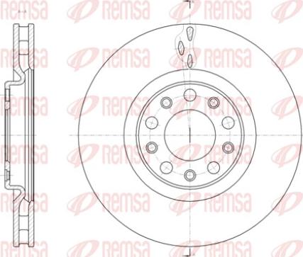 Remsa 61427.10 - Kočioni disk www.molydon.hr