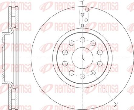 Remsa 61479.10 - Kočioni disk www.molydon.hr