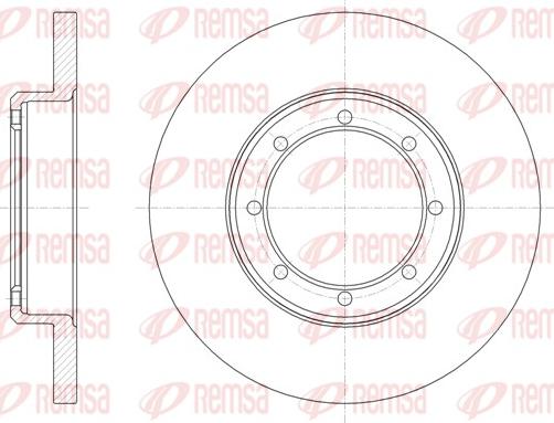 Remsa 61476.00 - Kočioni disk www.molydon.hr