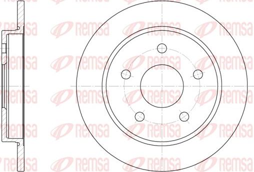 Remsa 6147.00 - Kočioni disk www.molydon.hr